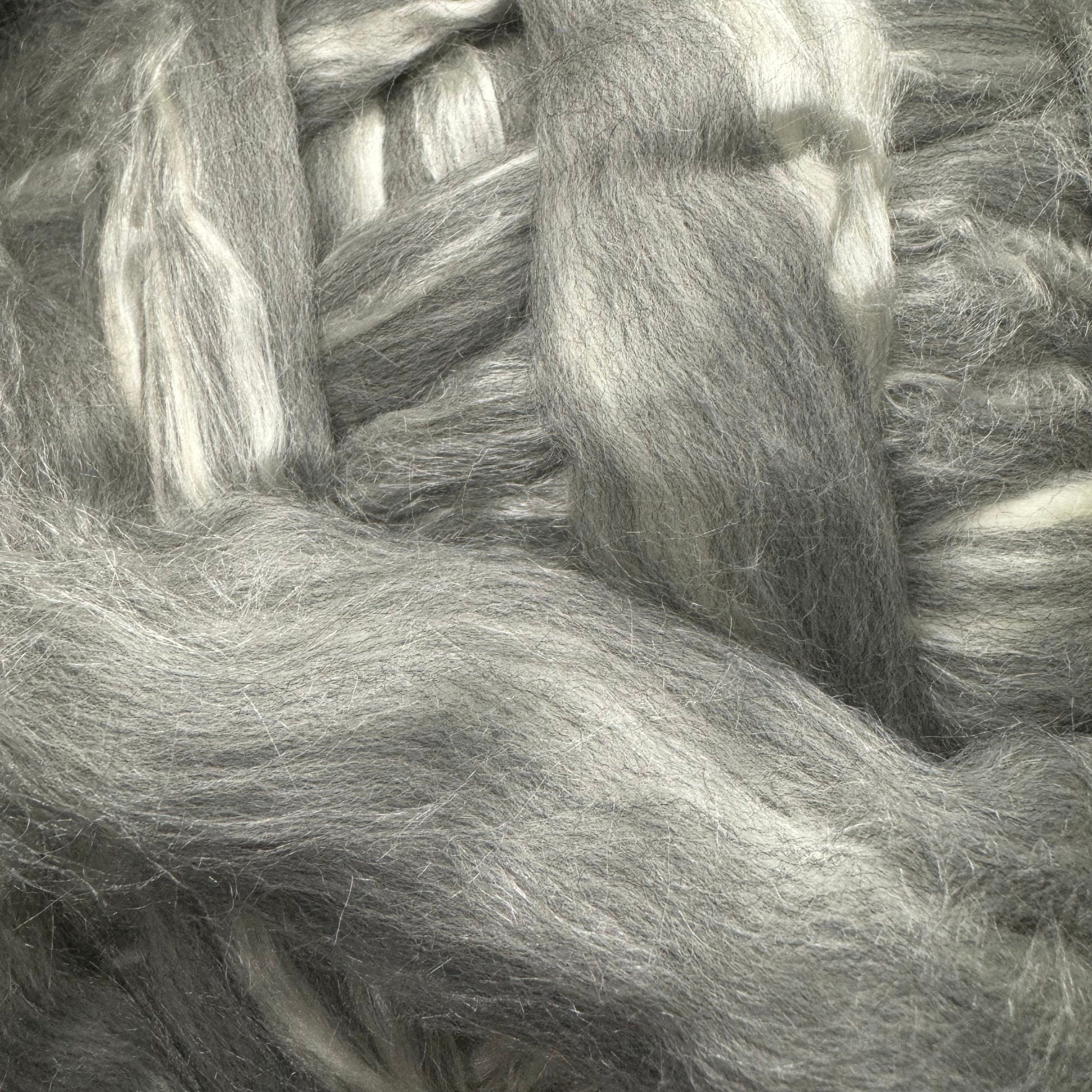 Gray Merino / Tussah Silk