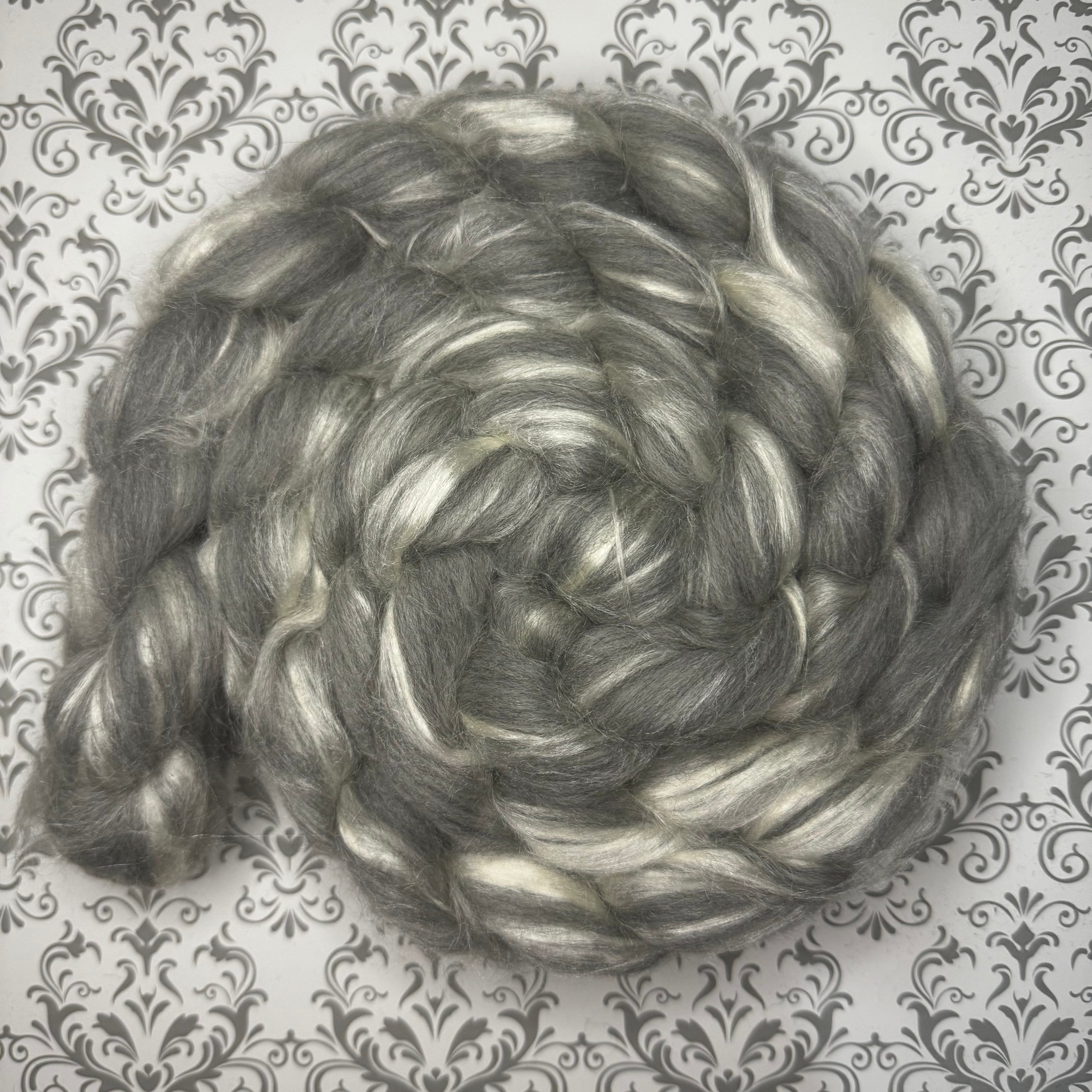 Gray Merino / Tussah Silk