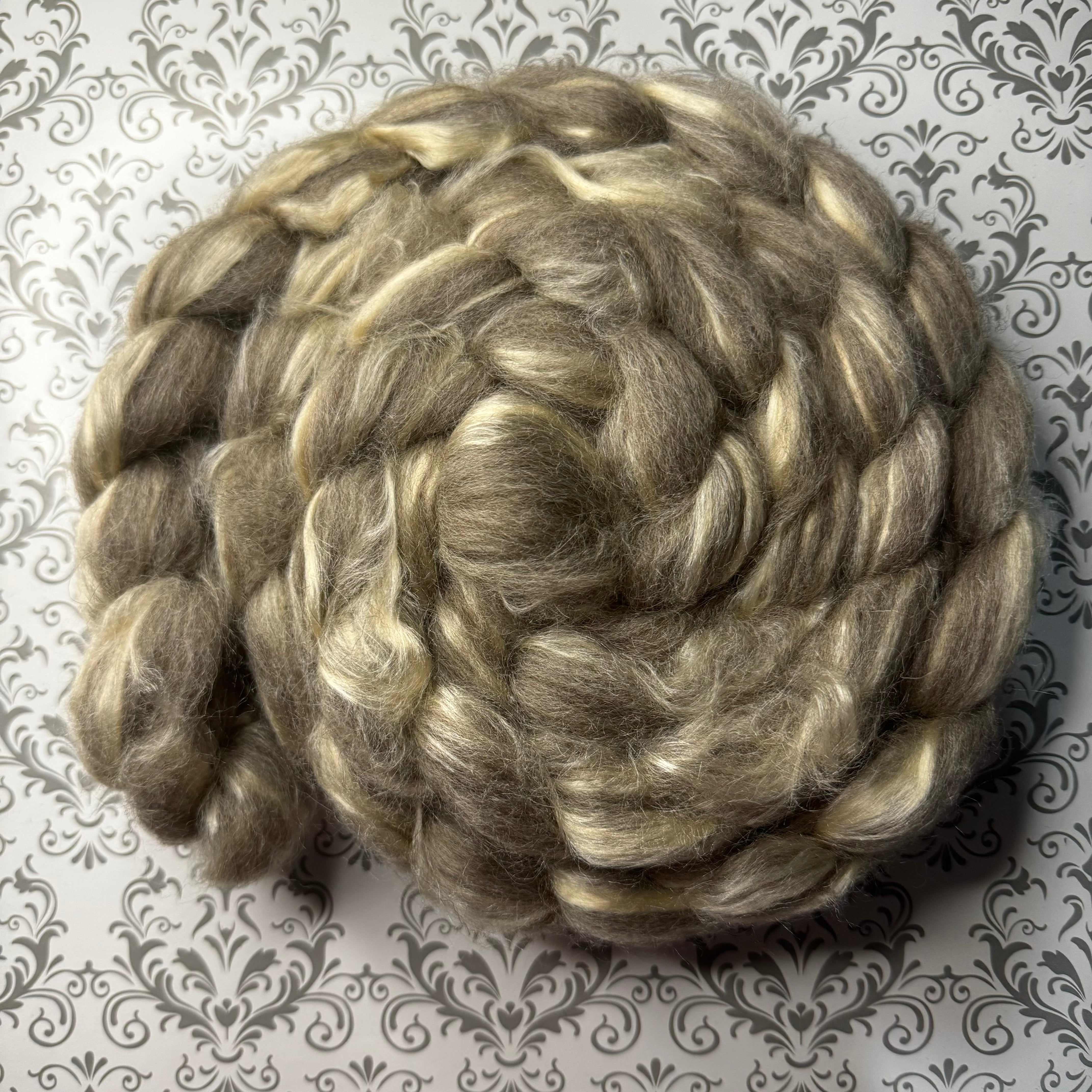 Oatmeal BFL / Tussah Silk