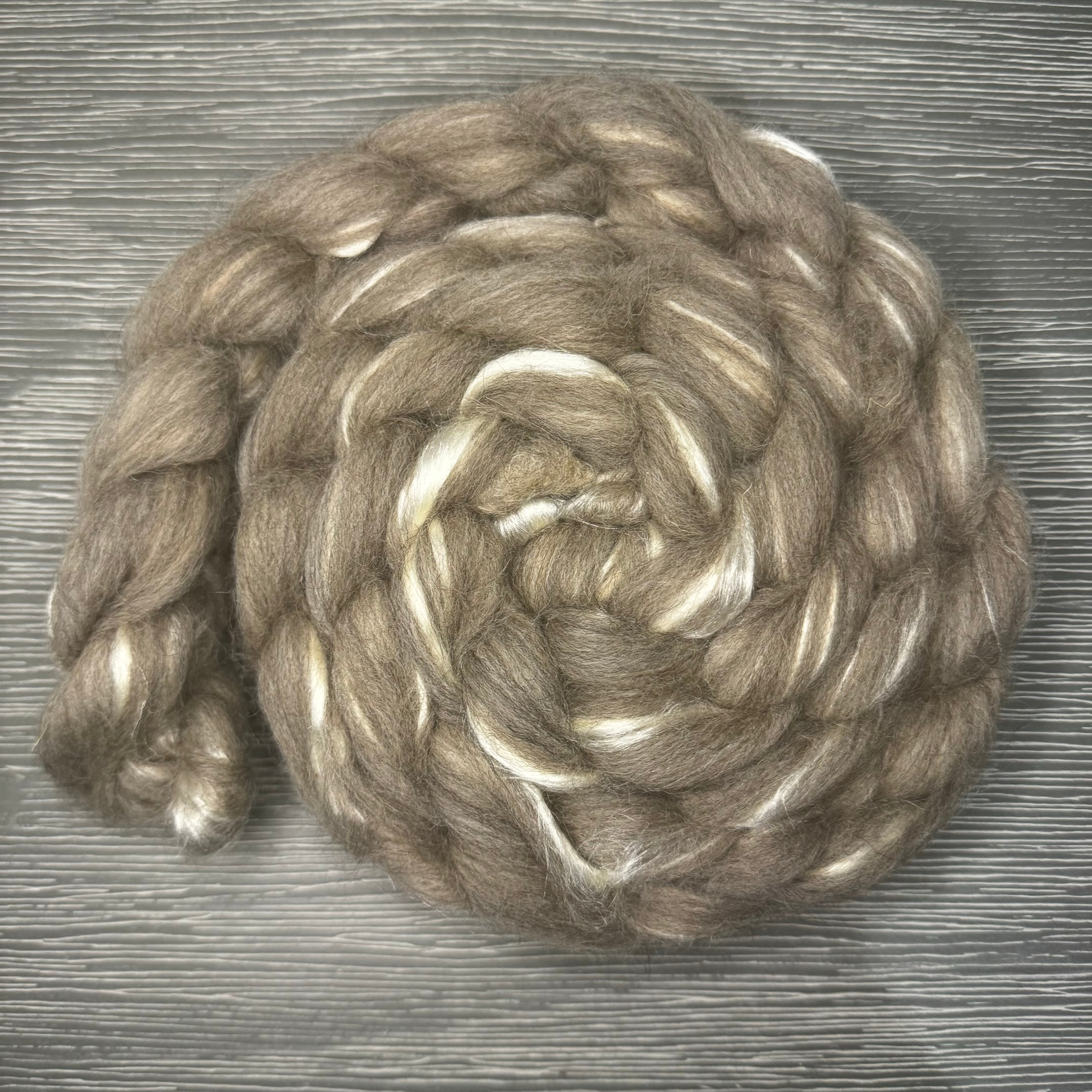 Gray Shetland / Tussah Silk