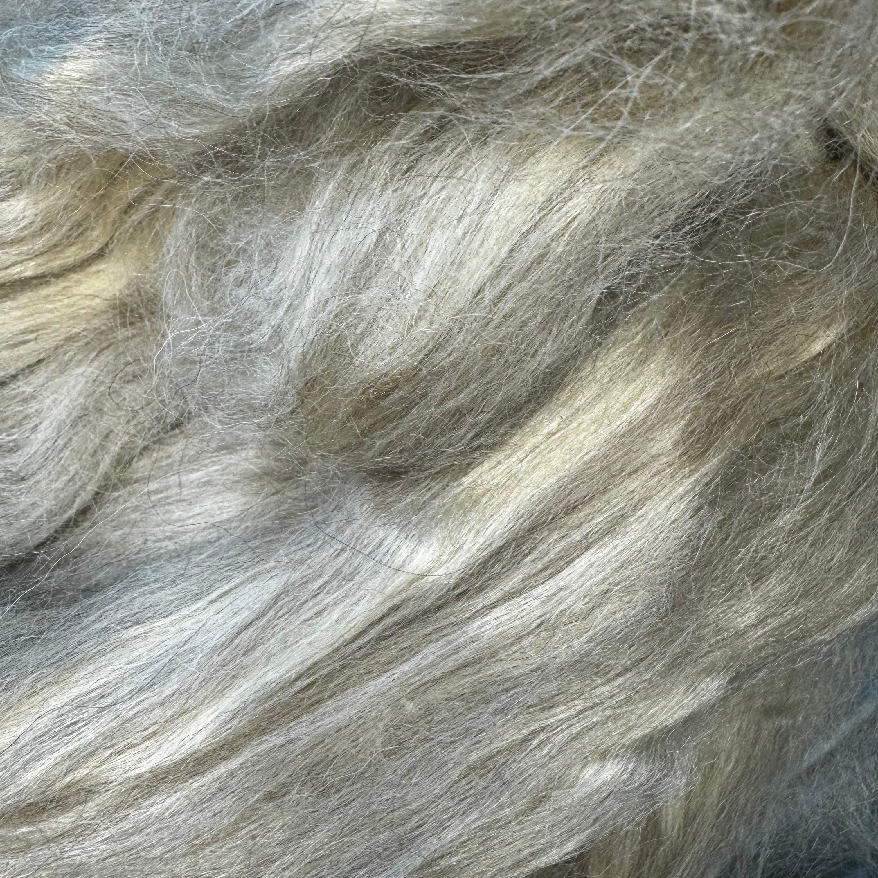 Gray Alpaca / Tussah Silk