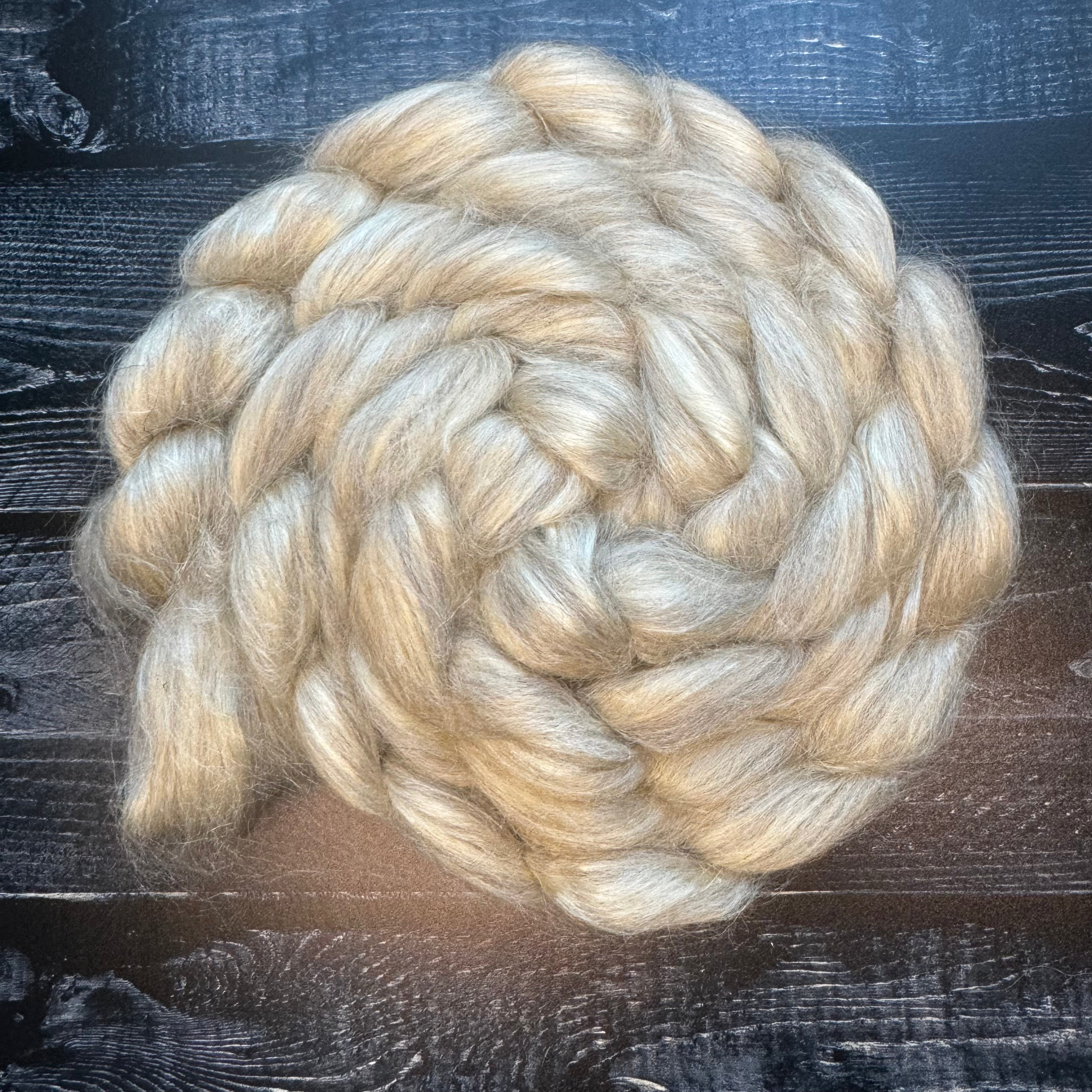 Gray Alpaca / Tussah Silk