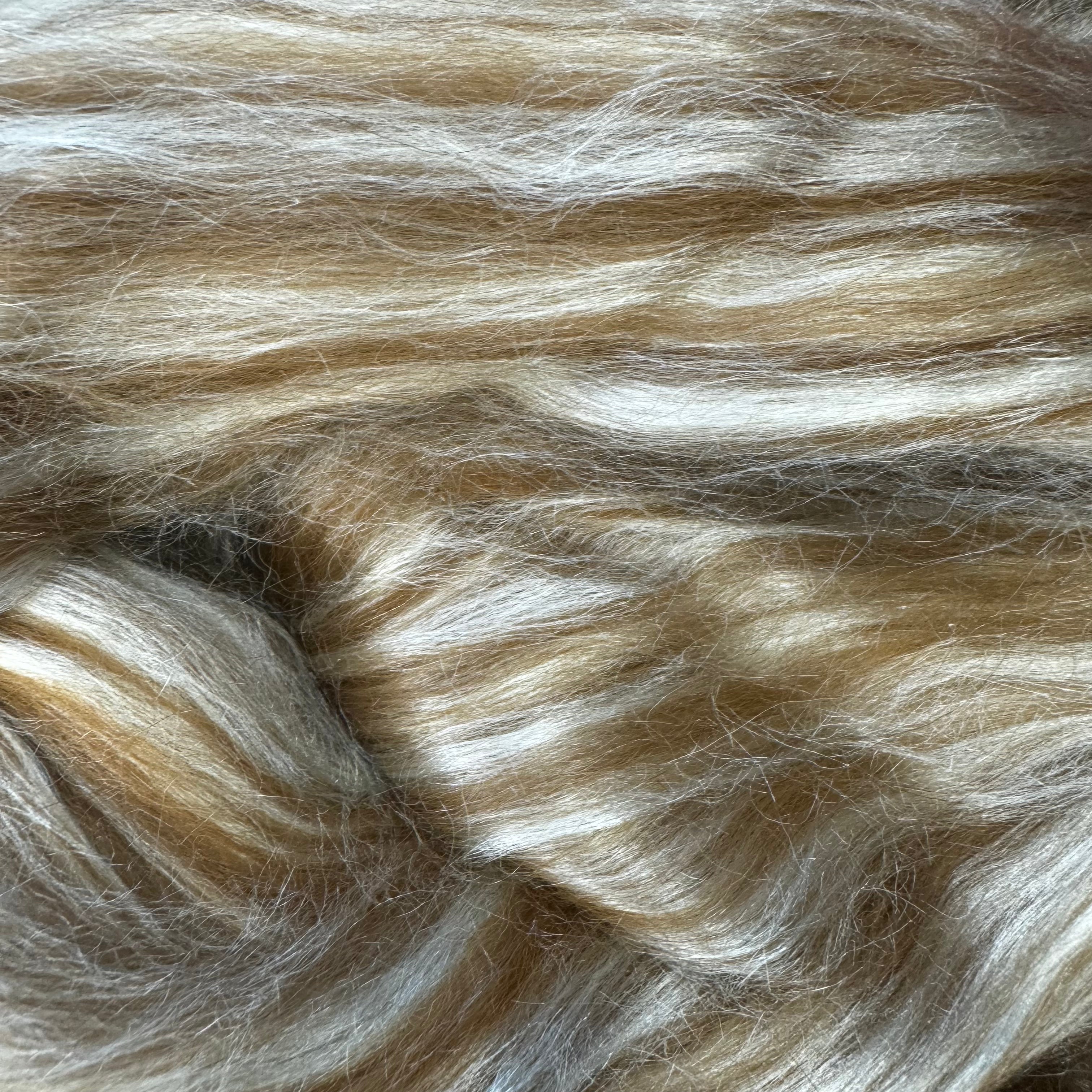 Brown Alpaca / Tussah Silk