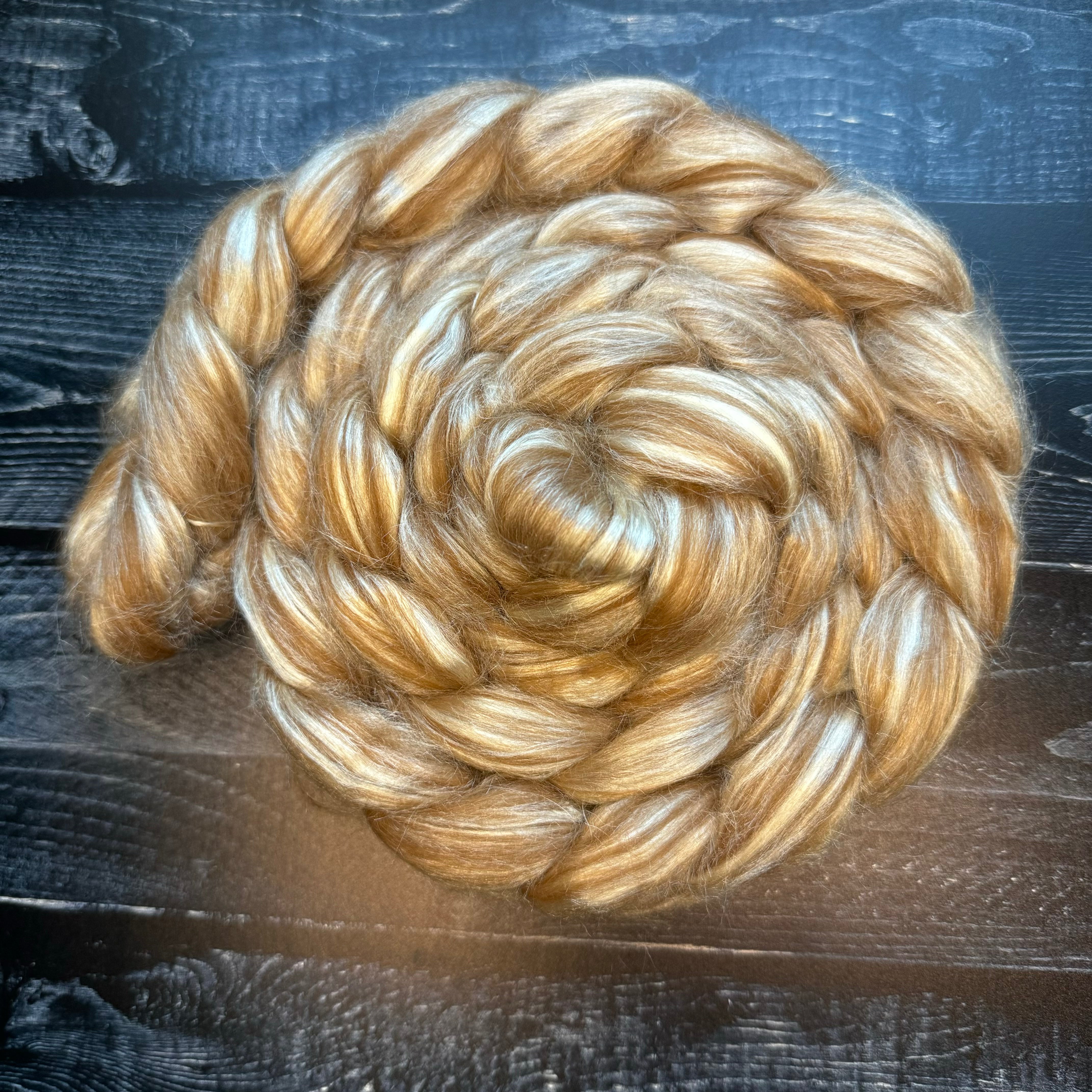 Brown Alpaca / Tussah Silk