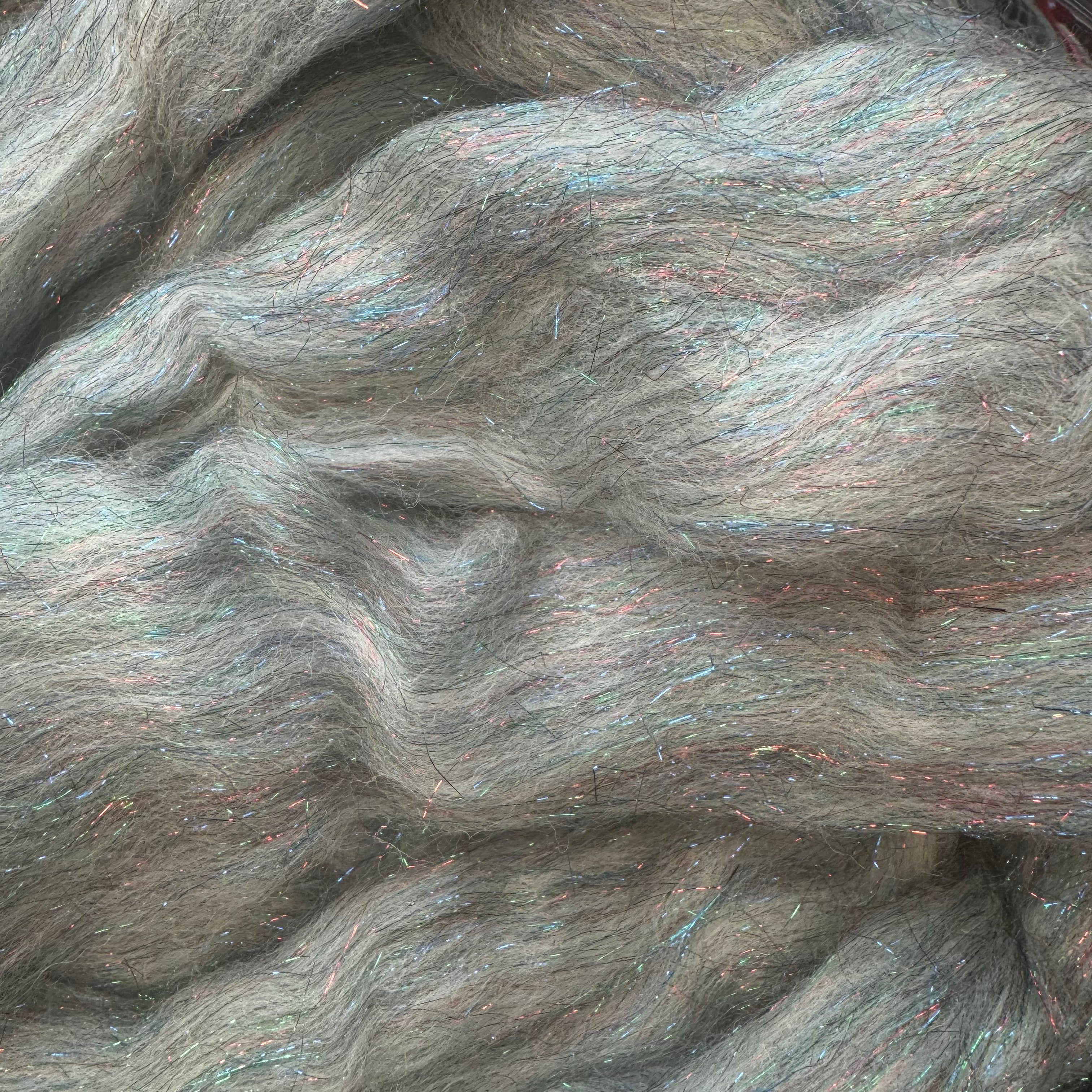 Glitter White Rainbow Multi