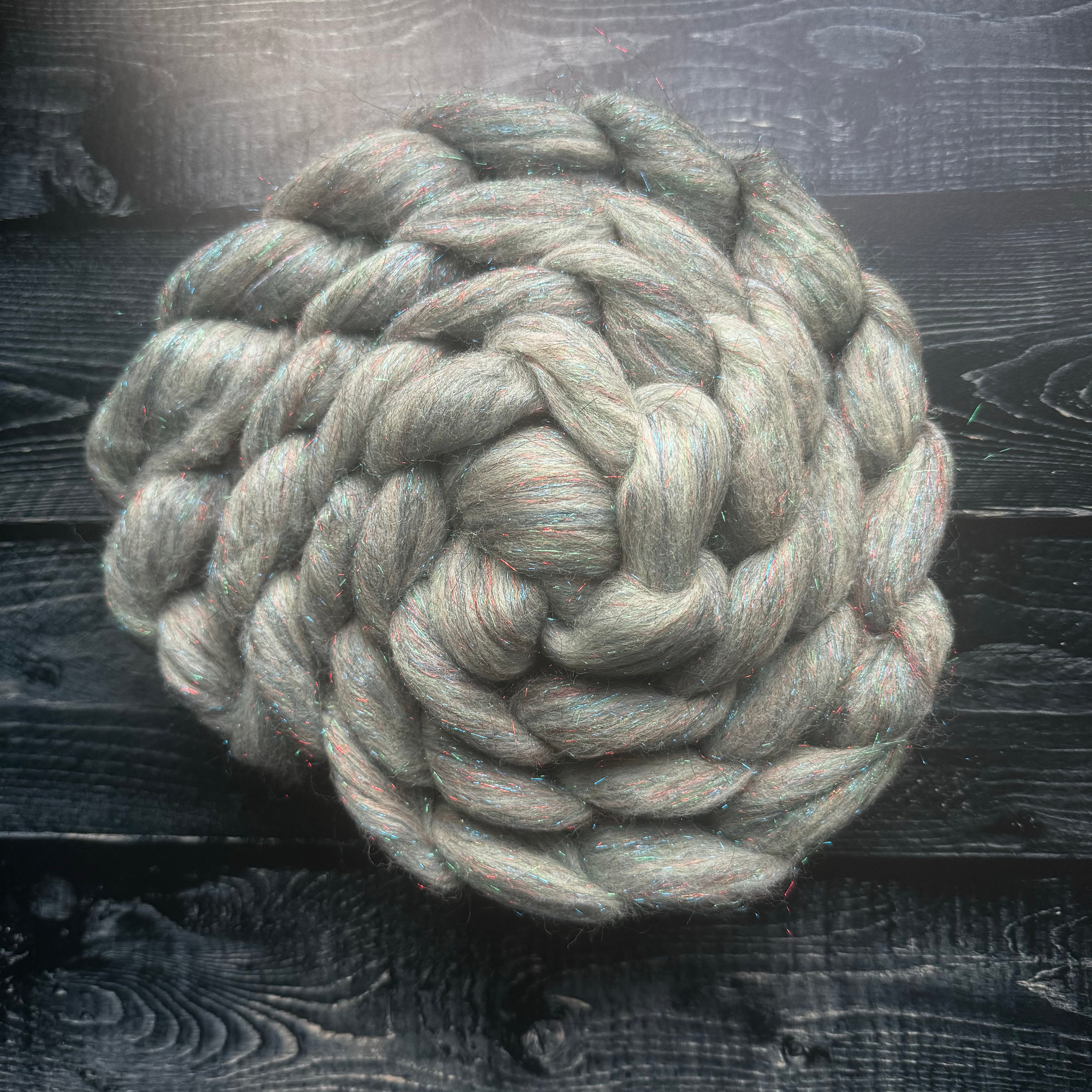 Glitter White Rainbow Multi