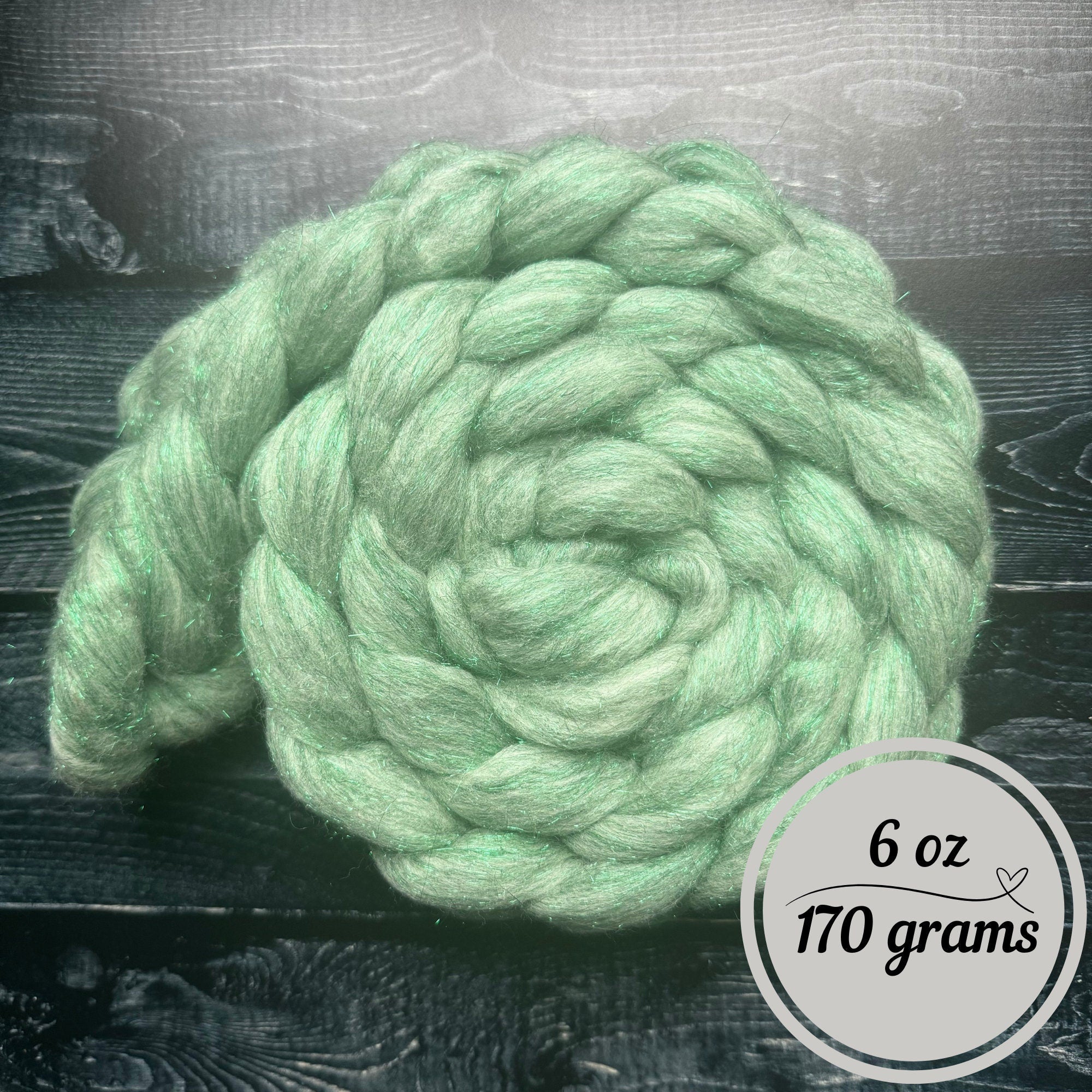 Glitter White Green