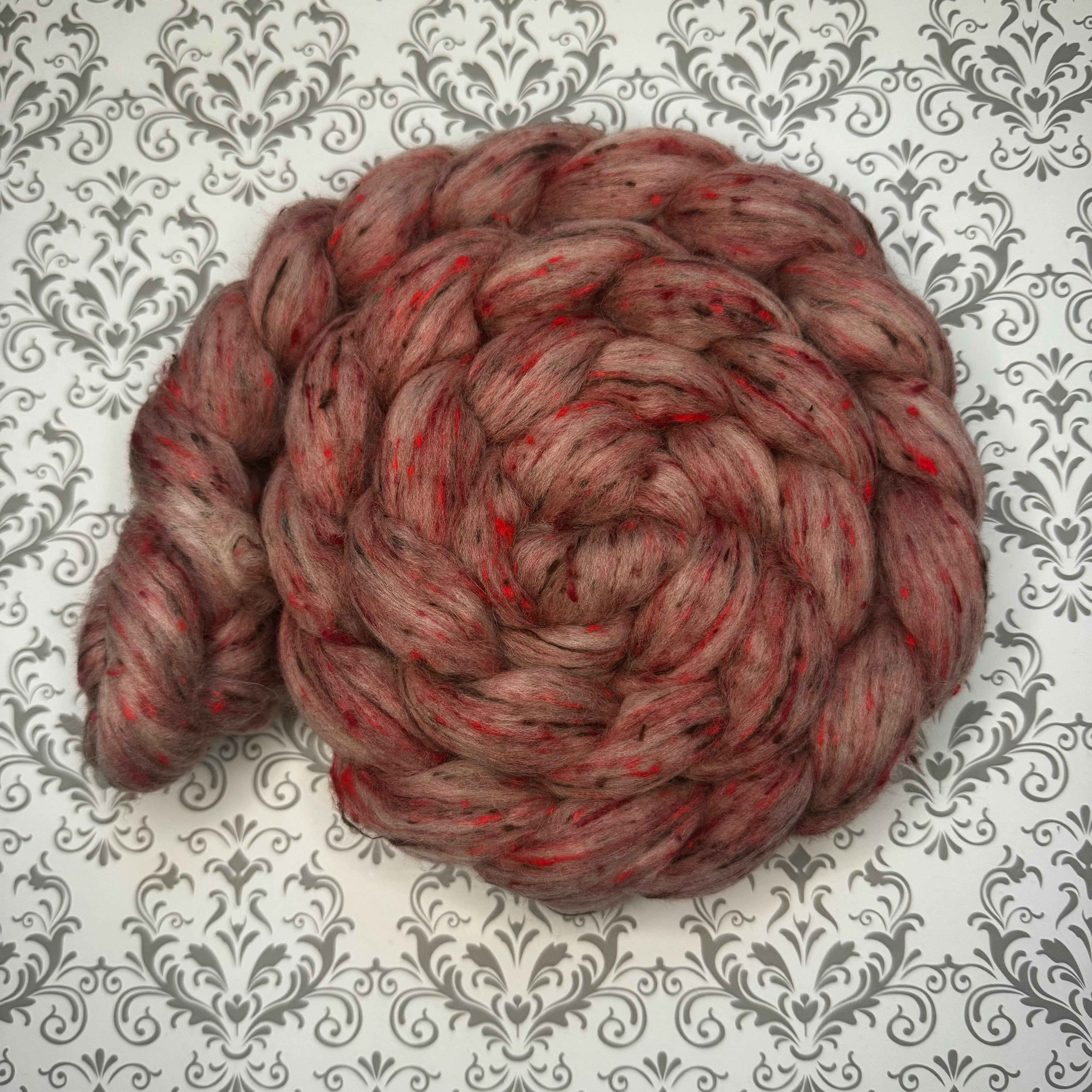 Jam Pot Red Tweed