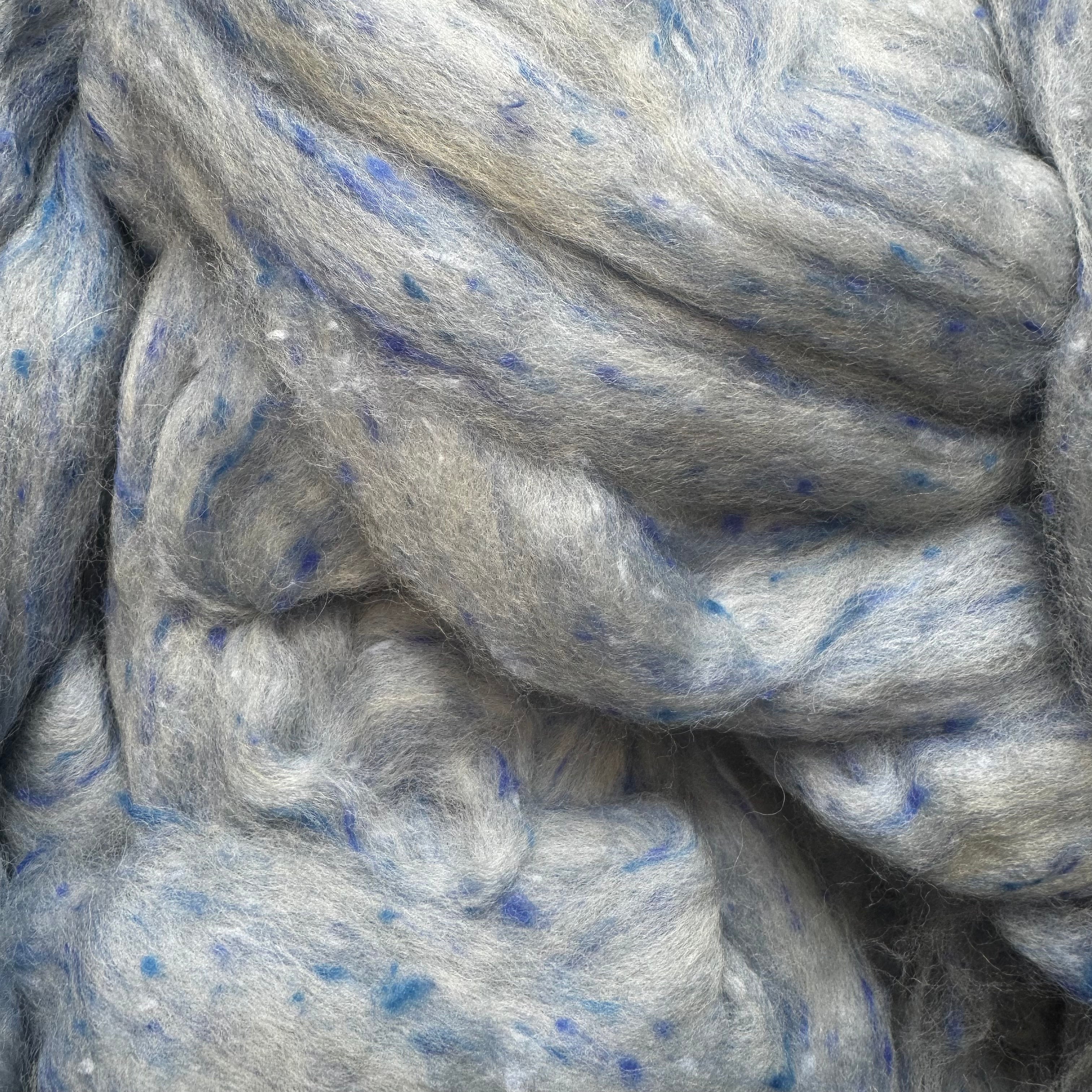 Tea Cup Blue Tweed